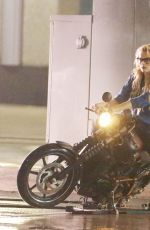 MARGOT ROBBIE on the Set of Suicide Squad in Toronto 05/28/2015