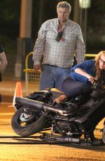 MARGOT ROBBIE on the Set of Suicide Squad in Toronto 05/28/2015