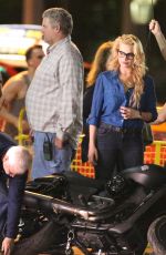MARGOT ROBBIE on the Set of Suicide Squad in Toronto 05/28/2015