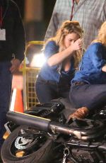MARGOT ROBBIE on the Set of Suicide Squad in Toronto 05/28/2015