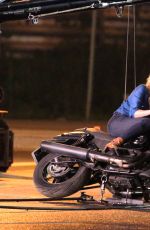 MARGOT ROBBIE on the Set of Suicide Squad in Toronto 05/28/2015