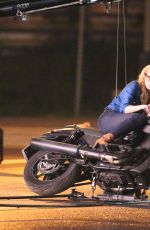 MARGOT ROBBIE on the Set of Suicide Squad in Toronto 05/28/2015