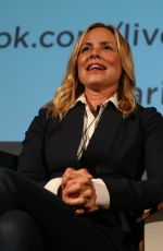 MARIA BELLO at Live Talks Los Angeles in Conversation with Camryn Manheim