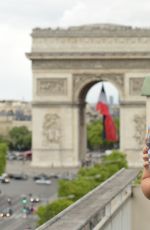 MARIA SHARAPOVA At Evian Sport Season Launch in Paris