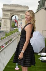 MARIA SHARAPOVA At Evian Sport Season Launch in Paris