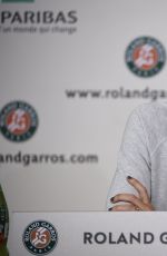 MARIA SHARAPOVA at French Open Media Day at Roland Garros in Paris
