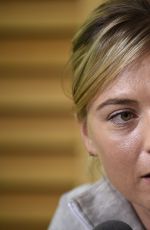 MARIA SHARAPOVA at French Open Media Day at Roland Garros in Paris