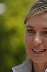 MARIA SHARAPOVA at French Open Media Day at Roland Garros in Paris
