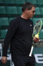 MARIA SHARAPOVA at French Open Practice Day at Roland Garros in Paris
