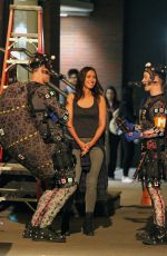 MEGAN FOX in Tight Tank Top on the Set of Teenage Mutant Ninja Turtles 2 05/05/2015