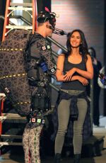 MEGAN FOX in Tight Tank Top on the Set of Teenage Mutant Ninja Turtles 2 05/05/2015