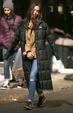 MEGAN FOX on the Set of Teenage Mutant Ninja Turtles 2 in New York 04/30/2015