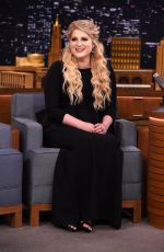 MEGHAN TRAINOR at The Tonight Show with Jimmy Fallon