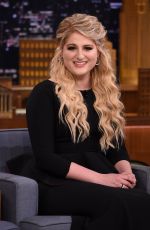 MEGHAN TRAINOR at The Tonight Show with Jimmy Fallon