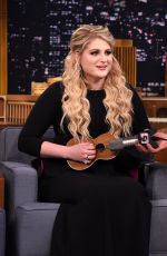 MEGHAN TRAINOR at The Tonight Show with Jimmy Fallon