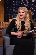 MEGHAN TRAINOR at The Tonight Show with Jimmy Fallon