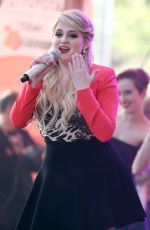 MEGHAN TRAINOR at Today Show Concert Series in New York