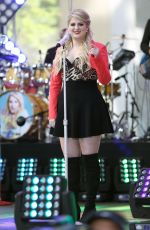 MEGHAN TRAINOR at Today Show Concert Series in New York