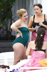 MELISSA JOAN HART in Swimsuit at a Pool in Miami 05/29/2015