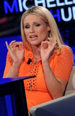 MICHELLE HUNZIKER at Che Tempo Che Fa, Italian TV Show