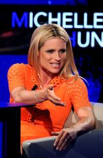 MICHELLE HUNZIKER at Che Tempo Che Fa, Italian TV Show