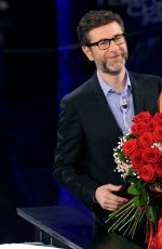 MICHELLE HUNZIKER at Che Tempo Che Fa, Italian TV Show