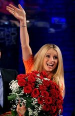 MICHELLE HUNZIKER at Che Tempo Che Fa, Italian TV Show