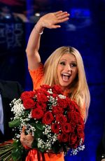 MICHELLE HUNZIKER at Che Tempo Che Fa, Italian TV Show