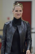 MICHELLE HUNZIKER at Tegel Airport in Berlin 05/19/2015