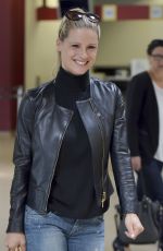 MICHELLE HUNZIKER at Tegel Airport in Berlin 05/19/2015