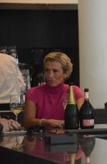 MICHELLE HUNZIKER Out for Lunch at Cafe Trussardi