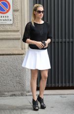 MICHELLE HUNZIKER Out for Lunch at Cafe Trussardi