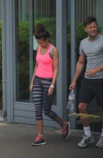 MICHELLE KEEGAN Leaves a Gym in Essex 05/01/2015