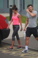 MICHELLE KEEGAN Leaves a Gym in Essex 05/01/2015