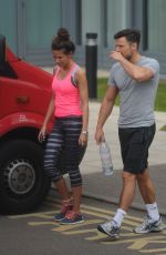 MICHELLE KEEGAN Leaves a Gym in Essex 05/01/2015