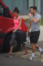 MICHELLE KEEGAN Leaves a Gym in Essex 05/01/2015