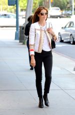 MICHELLE MONAGHAN Out and About in Los Angeles 05/27/2015