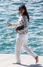 MICHELLE RODRIGUEZ Leaves Hotel Eden Roc in Cannes