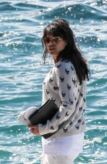 MICHELLE RODRIGUEZ Leaves Hotel Eden Roc in Cannes