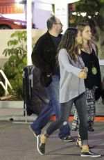 MILA KUNIS Arrives at U2 Concert in Inglewood