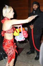 MILEY CYRUS Arrives at 1 Oak Nightclub in New York 05/13/2015