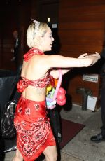MILEY CYRUS Arrives at 1 Oak Nightclub in New York 05/13/2015