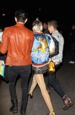MILEY CYRUS Arrives at Lana Del Rey Concert in Los Angeles