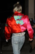 MILEY CYRUS at a Gas Station in Los Angeles 05/27/2015