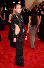 MILEY CYRUS at MET Gala 2015 in New York