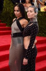 MILEY CYRUS at MET Gala 2015 in New York