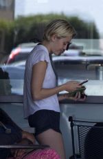 MILEY CYRUS Getting a Coffee in Malibu