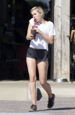MILEY CYRUS Getting a Coffee in Malibu