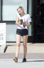 MILEY CYRUS Getting a Coffee in Malibu