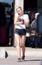 MILEY CYRUS in SHorts Out and About in Los Angeles 04/30/2015